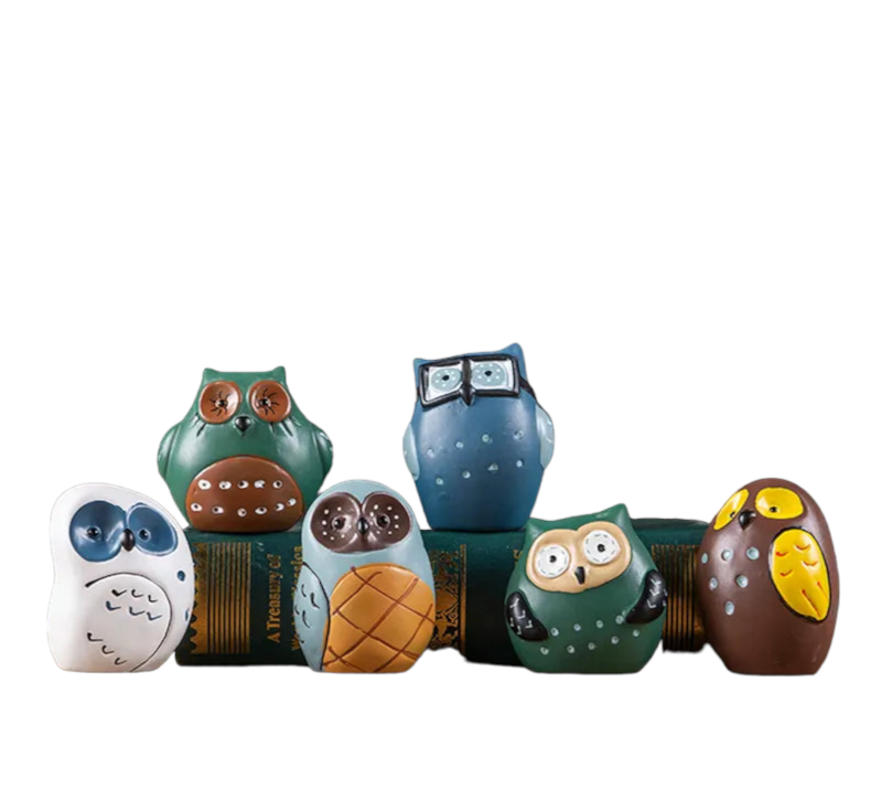 Decorative Ceramic Owl with Nordic Design Decorative Ceramic Owl with Nordic Design